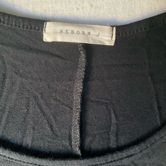 Reborn J Women’s Long Sleeve “Freesize” Dress size S, Solid Black, 95% Rayon - Picture 5 of 7